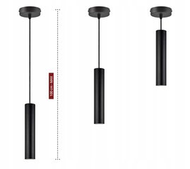 Подвесной светильник Luxolar, черный цена и информация | Люстры | pigu.lt