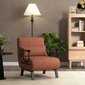Konvertuojama sofa-lova 4 in 1 Costway, ruda kaina ir informacija | Sofos | pigu.lt
