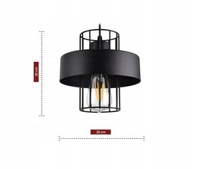 Потолочный светильник Luxolar, черный цена и информация | Люстры | pigu.lt