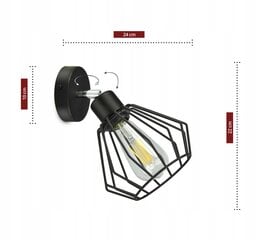 Настенный светильник Luxolar, E27  цена и информация | Настенные светильники | pigu.lt