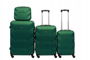 Комплект жестких чемоданов Bagia, 100 л цена и информация | Чемоданы, дорожные сумки  | pigu.lt