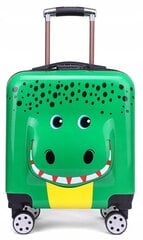 Vaikiškas kelioninis lagaminas Inna ant ratukų Krokodilas, 32 l цена и информация | Чемоданы, дорожные сумки  | pigu.lt