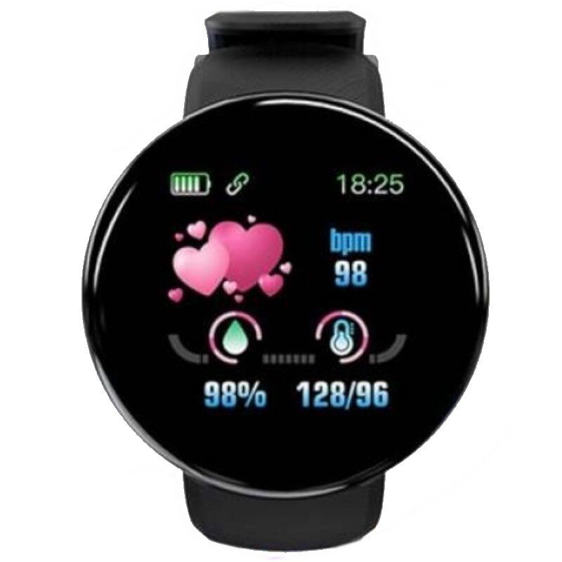 SKMEI D18-BK D18-BK kaina ir informacija | Išmanieji laikrodžiai (smartwatch) | pigu.lt