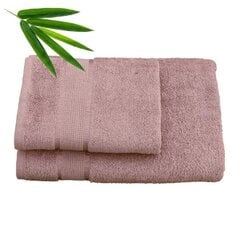 Bradley Бамбуковое полотенце, 70 x 140 см, старый розовый, 3 шт цена и информация | Полотенца | pigu.lt