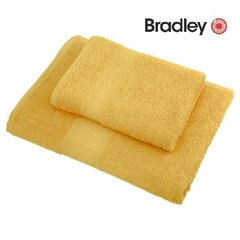 Bradley Полотенце фроте, 100 x 150 см, молочно-желтое, 3 шт цена и информация | Полотенца | pigu.lt