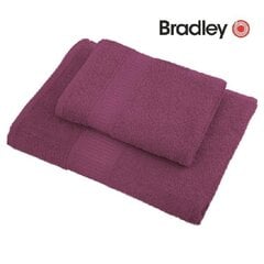 Bradley Полотенце фроте, 70 x 140 см, пастельно-бордовое, 3 шт цена и информация | Полотенца | pigu.lt