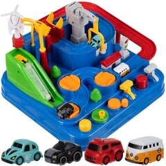 Žaislinių automobilių kliūčių ruožas Kruzzel, 22879 kaina ir informacija | Žaislai berniukams | pigu.lt