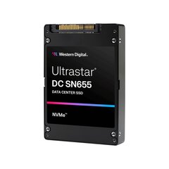 Western Digital Ultrastar DC SN655 U.3 7.68 TB PCI Express 4.0 TLC 3D NAND NVMe цена и информация | Внутренние жёсткие диски (HDD, SSD, Hybrid) | pigu.lt