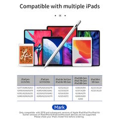 iLike SL3 Aktyvus NIB rašiklis su dideliu jautrumu 1.4mm smulkiam Apple iPad / iPhone Palm atmetimas baltas kaina ir informacija | Išmanioji technika ir priedai | pigu.lt