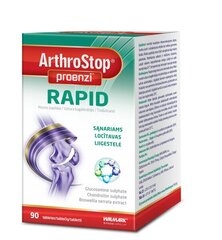 Maisto papildas Proenzi Arthrostop Rapid, 90 vnt. цена и информация | Витамины, пищевые добавки, препараты для хорошего самочувствия | pigu.lt