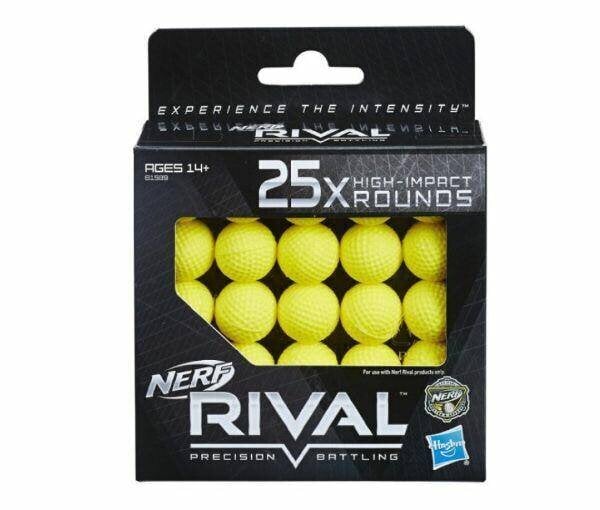 Stalo teniso kamuoliukai Nerf, 25vnt, geltoni kaina ir informacija | Stalo teniso raketės, dėklai ir rinkiniai | pigu.lt