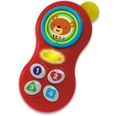 Interaktyvus žaislinis telefonas Mr Bear, raudonas kaina ir informacija | Žaislai kūdikiams | pigu.lt