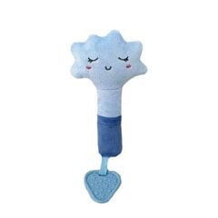 Minkštas kramtukas, mėlynas, 17 cm kaina ir informacija | Žaislai kūdikiams | pigu.lt