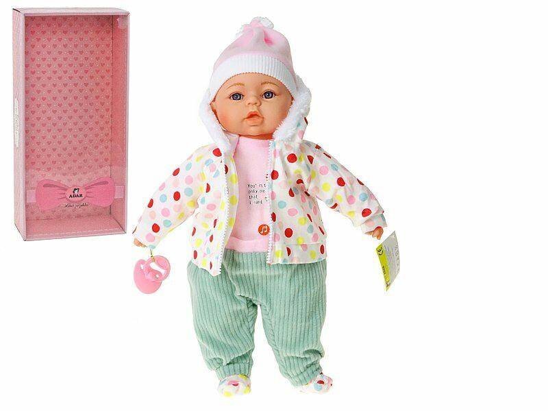 Lėlė - kūdikis Adar, 45 cm kaina ir informacija | Žaislai mergaitėms | pigu.lt