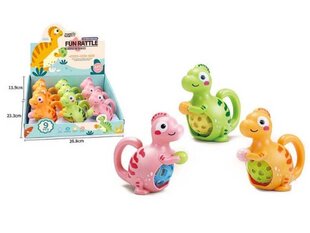 Barškutis - dinozauras, 1 vnt kaina ir informacija | Žaislai kūdikiams | pigu.lt