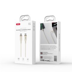 XO cable NB-Q261 PD USB-C - USB-C 1m beige 60W цена и информация | Кабели для телефонов | pigu.lt