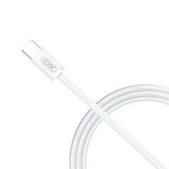 XO cable NB-Q260A PD USB-C - USB-C 1m white 60W цена и информация | Кабели для телефонов | pigu.lt