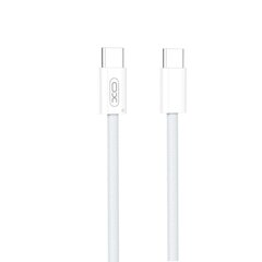 XO cable NB-Q260A PD USB-C - USB-C 1m white 60W цена и информация | Кабели для телефонов | pigu.lt