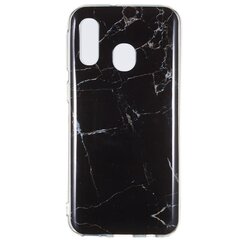 „Marble“ твердый силиконовый чехол (TPU) - белый (iPhone X / Xs) цена и информация | Чехлы для телефонов | pigu.lt