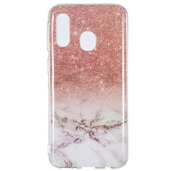 „Marble“ твердый силиконовый чехол (TPU) - белый (iPhone X / Xs) цена и информация | Чехлы для телефонов | pigu.lt