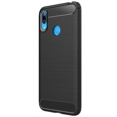 „Carbon“ твердый силиконовый чехол (TPU) - черный (Nokia 5.1 Plus 2018) цена и информация | Чехлы для телефонов | pigu.lt