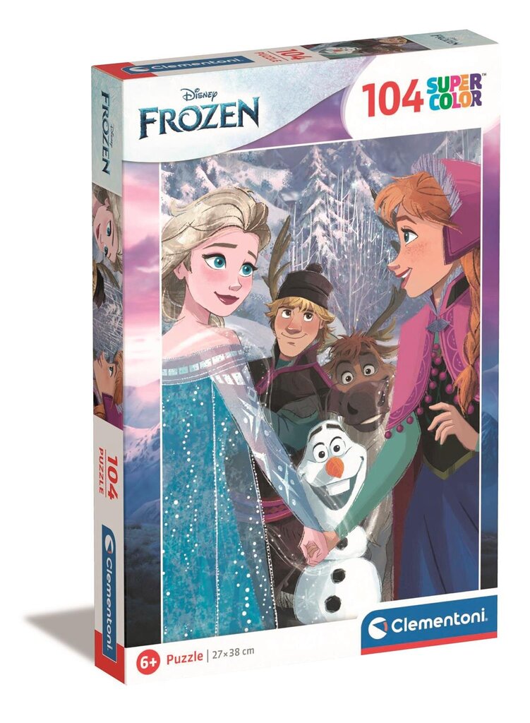 Dėlionė Clementoni Puzzle SuperColor Disney Frozen 25742, 104 d. kaina ir informacija | Dėlionės (puzzle) | pigu.lt