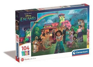 Dėlionė Clementoni Puzzle Super Color Disney Encanto 25746, 104 d. kaina ir informacija | Dėlionės (puzzle) | pigu.lt