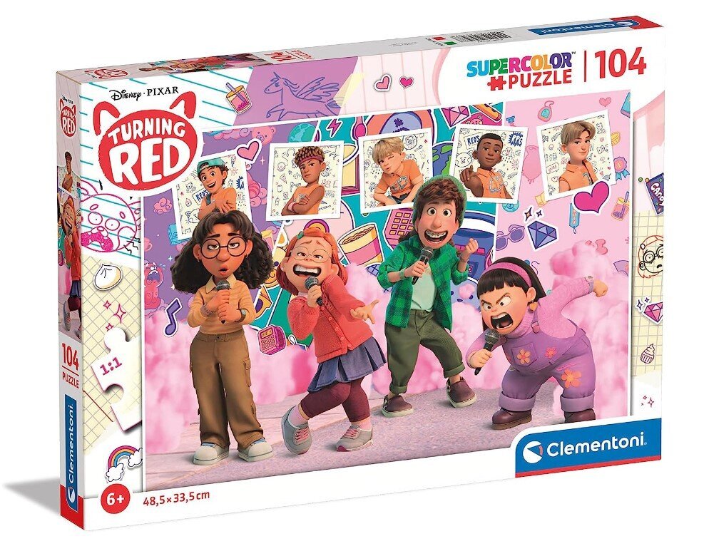 Dėlionė Clementoni Puzzle SuperColor Disney Turning Red 25747, 104 d. kaina ir informacija | Dėlionės (puzzle) | pigu.lt