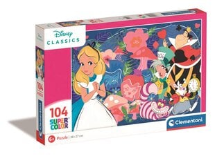 Dėlionė Clementoni Disney SuperColor Alisa, 104 d. kaina ir informacija | Dėlionės (puzzle) | pigu.lt