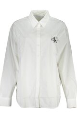 рубашка calvin klein j20j220515 J20J220515_7B7AC91_BIANCO0LA_XL цена и информация | Женские блузки, рубашки | pigu.lt