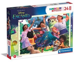Пазл Clementoni Maxi Superkolor Disney Encanto, 24 деталей цена и информация | Пазлы | pigu.lt