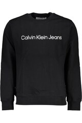 Calvin Klein džemperis vyrams J30J322549, juodas цена и информация | Мужские толстовки | pigu.lt