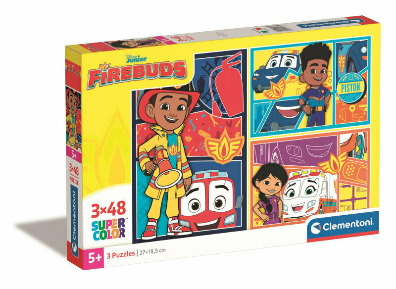 Dėlionių rinkinys Clementoni Puzzle Disney Firebuds 25283, 48 d. kaina ir informacija | Dėlionės (puzzle) | pigu.lt