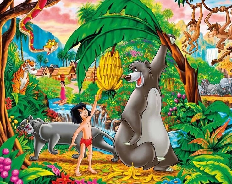 Dėlionių rinkinys Clementoni Puzzle 4in1 Disney Classics 21414 kaina ir informacija | Dėlionės (puzzle) | pigu.lt