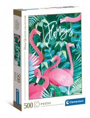 Dėlionė Clementoni Puzzle HQ Fantastic Animal Flamingos 35101, 500 d. kaina ir informacija | Dėlionės (puzzle) | pigu.lt