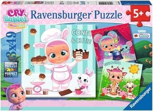 Пазл Ravensburger Cry Babies Magic Tears, 3x49 деталей цена и информация | Пазлы | pigu.lt