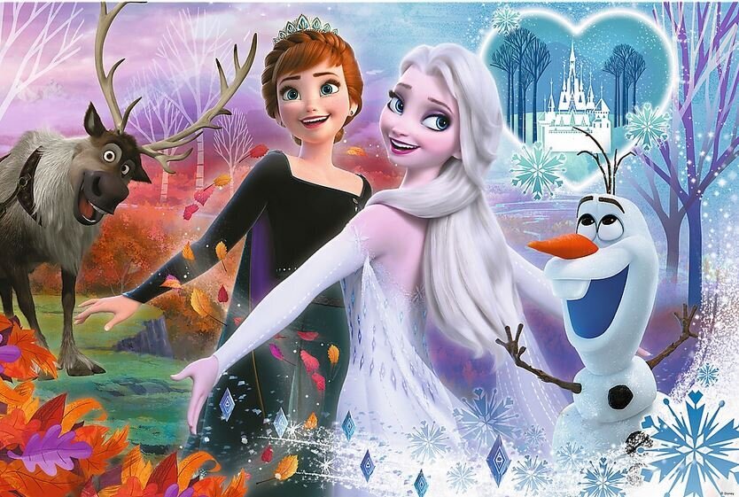 Dėlionė Trefl Junior Frozen Šokančios seserys 50010, 60 d. kaina ir informacija | Dėlionės (puzzle) | pigu.lt