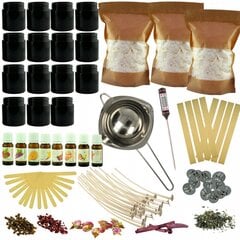 DIY набор для изготовления 15 соевых свечей ручной работы цена и информация | Подсвечники, свечи | pigu.lt