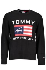 Tommy Hilfiger džemperis vyrams_E24860B, juodas kaina ir informacija | Džemperiai vyrams | pigu.lt