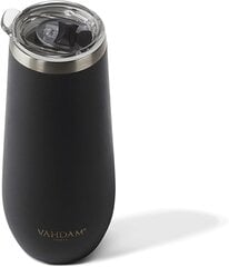 Термос с вакуумной изоляцией для горячих и холодных напитков VAHDAM, 270 ml, черный цена и информация | Термосы, термокружки | pigu.lt