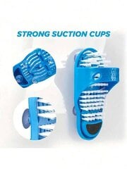 Masažinis šepetėlis kojoms Electronics LV-214, 1 vnt, mėlynas kaina ir informacija | Masažo reikmenys | pigu.lt