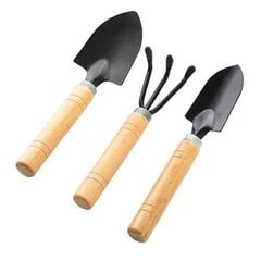 Садовые инструменты с деревянной ручкой, Electronics LV-251, 3 шт цена и информация | Садовые инструменты | pigu.lt