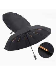 Automatinis rankinis juodas skėtis, Electronics LV-269, 1 vnt kaina ir informacija | Moteriški skėčiai | pigu.lt