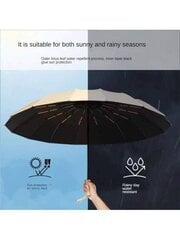 Автоматический ручной зонт черный, Electronics LV-269, 1 шт цена и информация | Женские зонты | pigu.lt