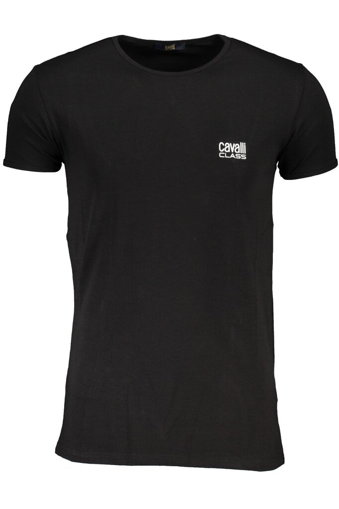 Cavalli Class marškinėliai vyrams QXO03AJD003, juodi kaina ir informacija | Vyriški marškinėliai | pigu.lt