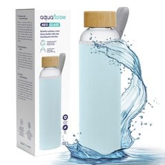 Стеклянная бутылка Aquafloow NeoGlass с неопреновым чехлом 700 мл цена и информация | Фляга | pigu.lt