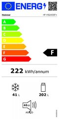 Heinner HF-HS243SF+ kaina ir informacija | Šaldytuvai | pigu.lt