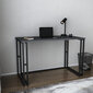 Stalas Asir, 120x60x74,8 cm, juodas/pilkas kaina ir informacija | Kompiuteriniai, rašomieji stalai | pigu.lt