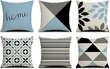 6 dekoratyvinių pagalvėlių užvalkalų rinkinys цена и информация | Dekoratyvinės pagalvėlės ir užvalkalai | pigu.lt