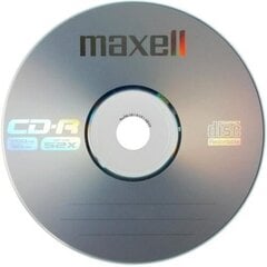 CD-R diskai MAXELL, 700MB, 52X, 80min., 50 vnt., rietuvėje цена и информация | Виниловые пластинки, CD, DVD | pigu.lt